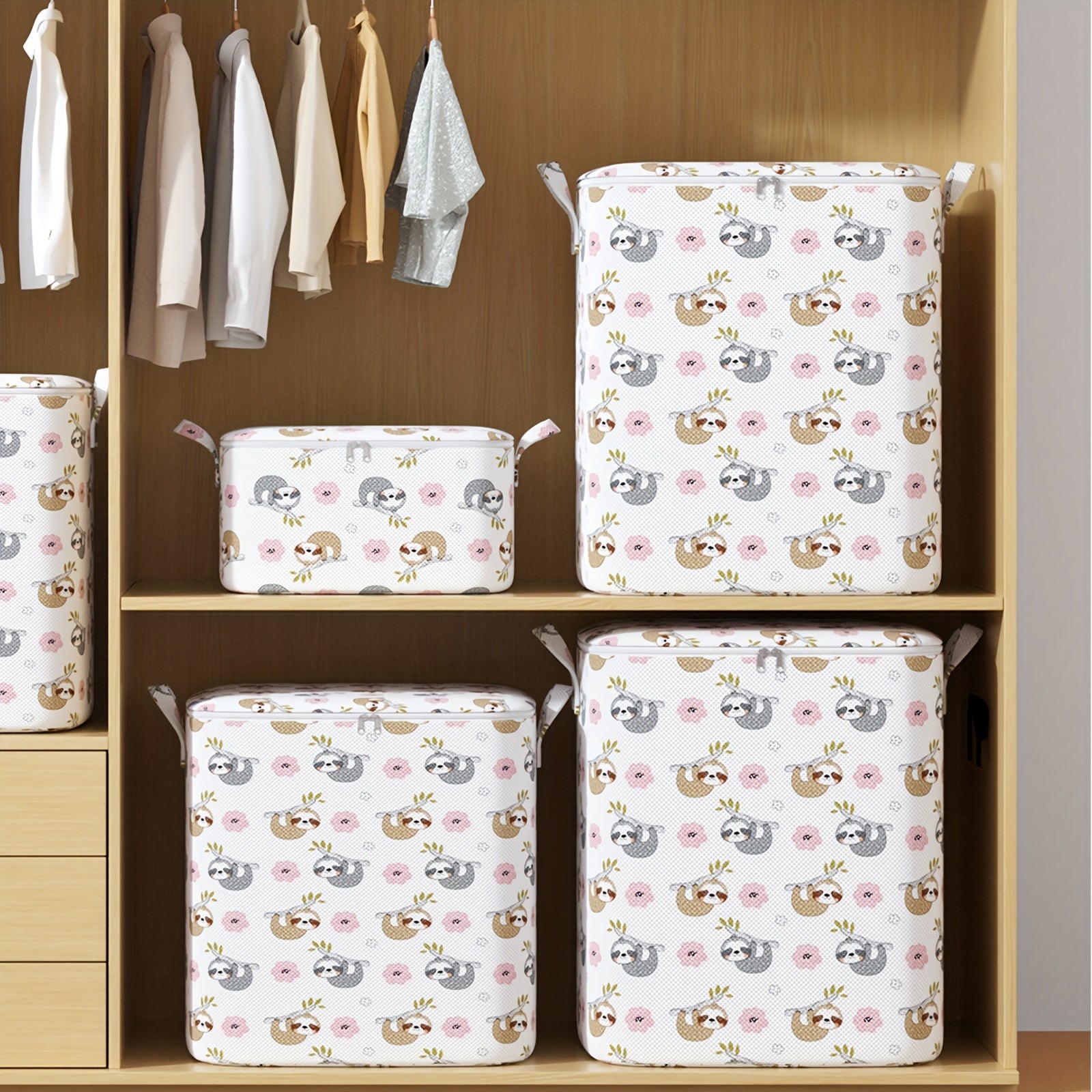 Large Capacity Non-Woven Storage Bag for Sheets Clothes and Toys