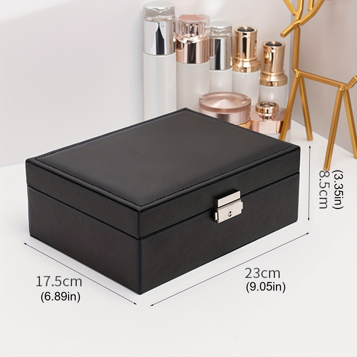 Double Layer Jewelry Organizer Box for Women Storage Accessories Gift