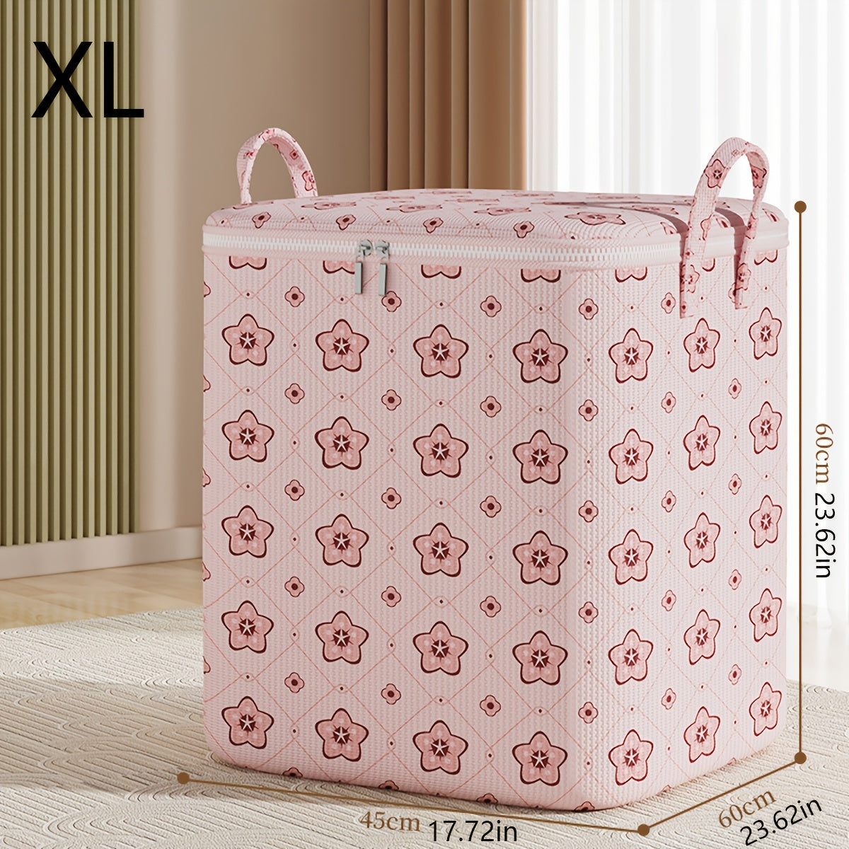 Yotoqxona va uyda foydalanish uchun mukammal, yostiqlar, ko'rpa-to'shaklar va kiyimlar uchun mo'ljallangan mustahkam saqlash sumkasi.