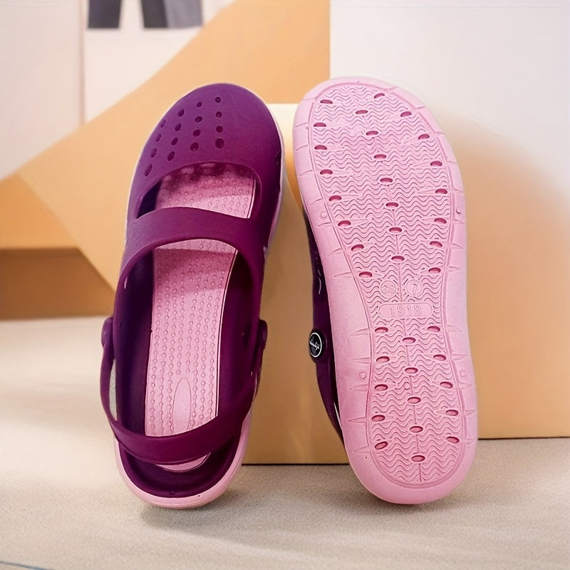 Women’s Waterproof Breathable Flat Clogs Slippers Non Slip Lightweight Durable