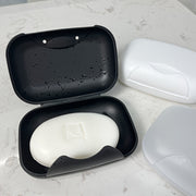 Plastic Soap Dish with Lid Travel-Friendly Bathroom Storage