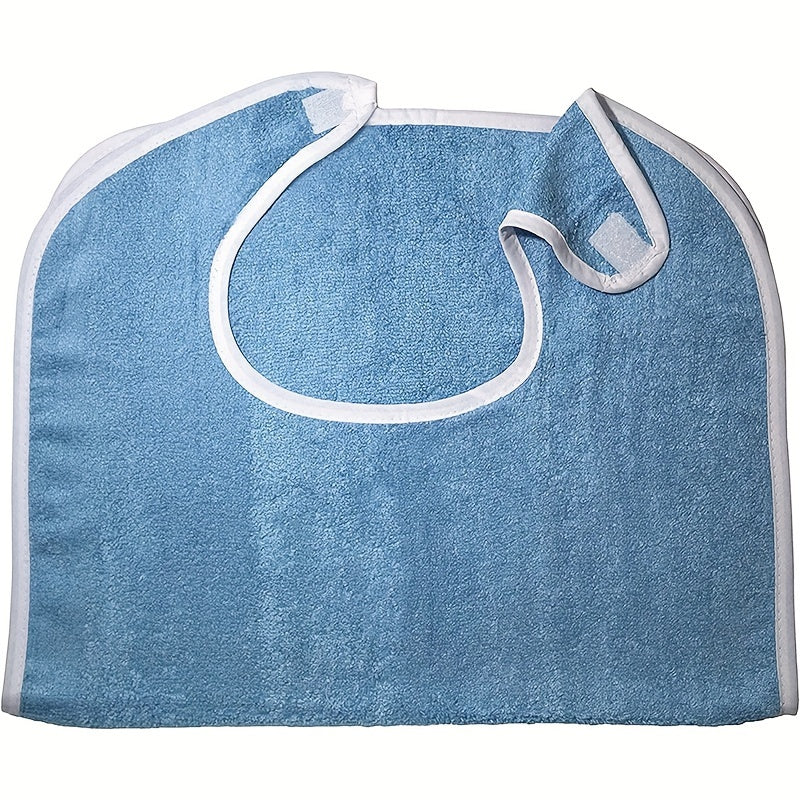 Adult Elderly Bib Soft Polyester Stain-Resistant Mealtime Cover