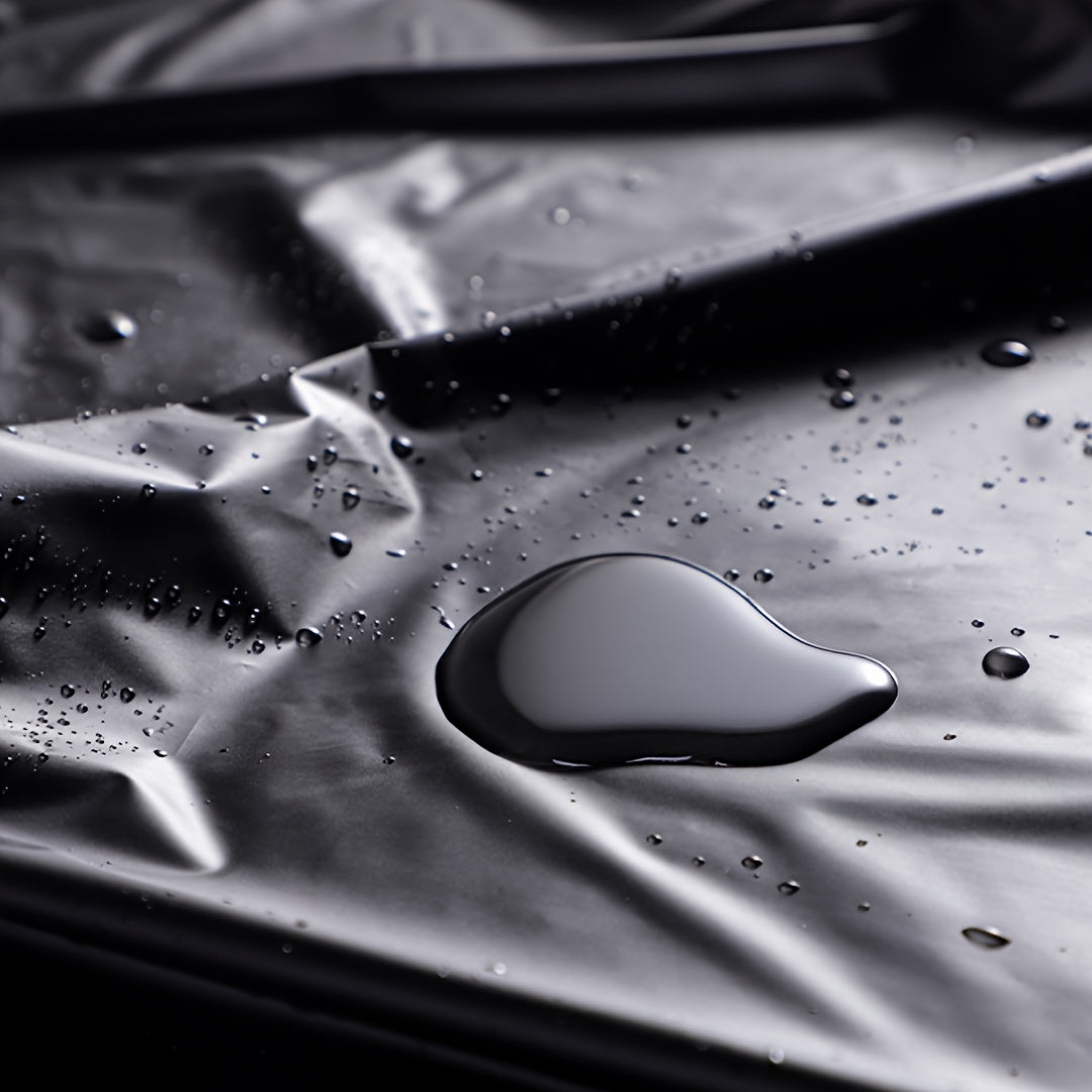 Black Waterproof PVC Bed Sheet Oil-Resistant Durable Bed Cover for Bedroom