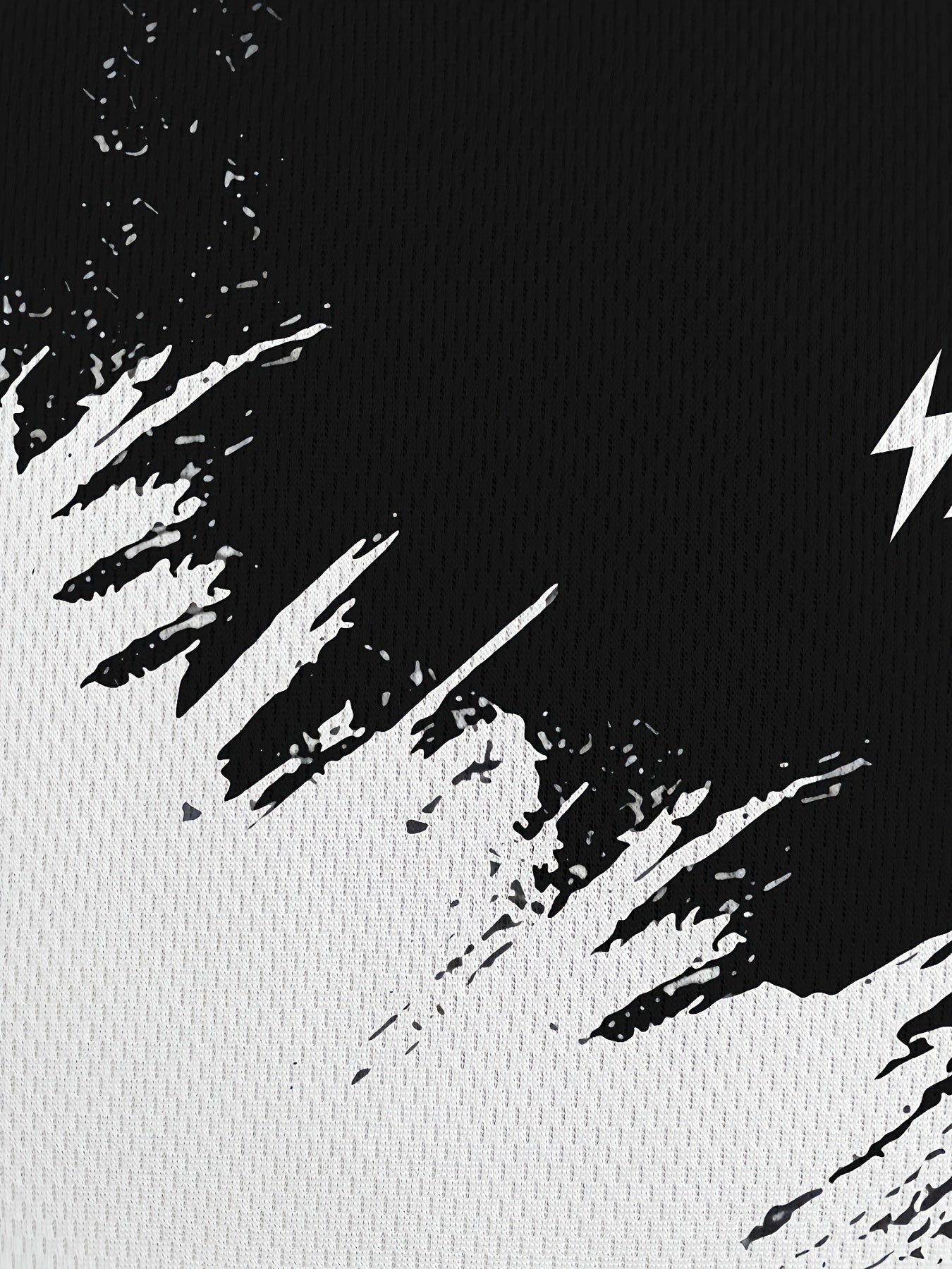 Erkaklar uchun tasodifiy qisqa qo'lqonli futbolka, 3D chaqmoq bosma, ikki rangli dizayn, dumaloq bo'yin. Polyester aralashmasidan tayyorlangan, mashinada yuvish mumkin. Yozgi ochiq havoda faoliyatlar va tasodifiy kiyimlar uchun juda yaxshi.