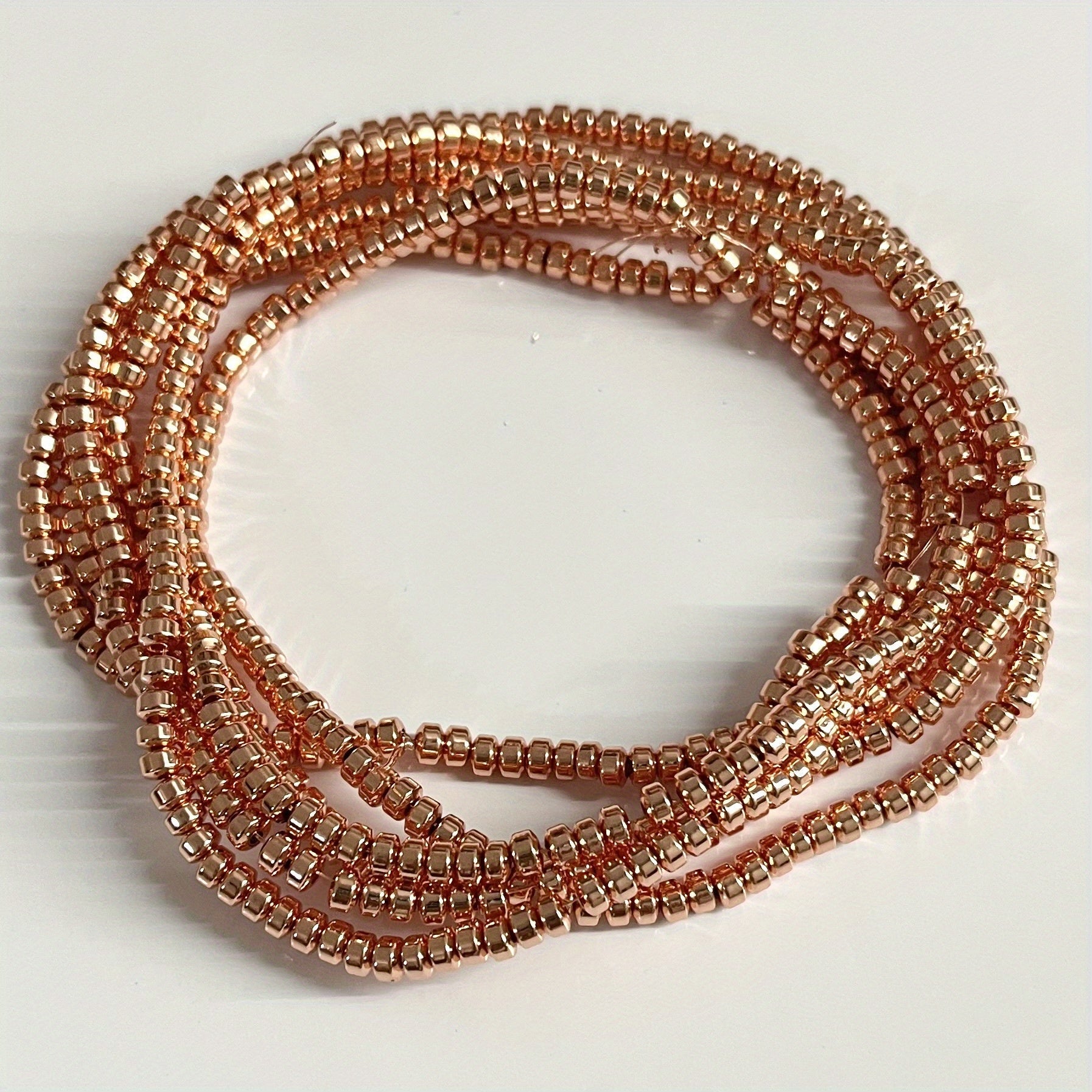 Hematite Beads 3mm Round Jewelry Making Supplies Pack of Four Varieties