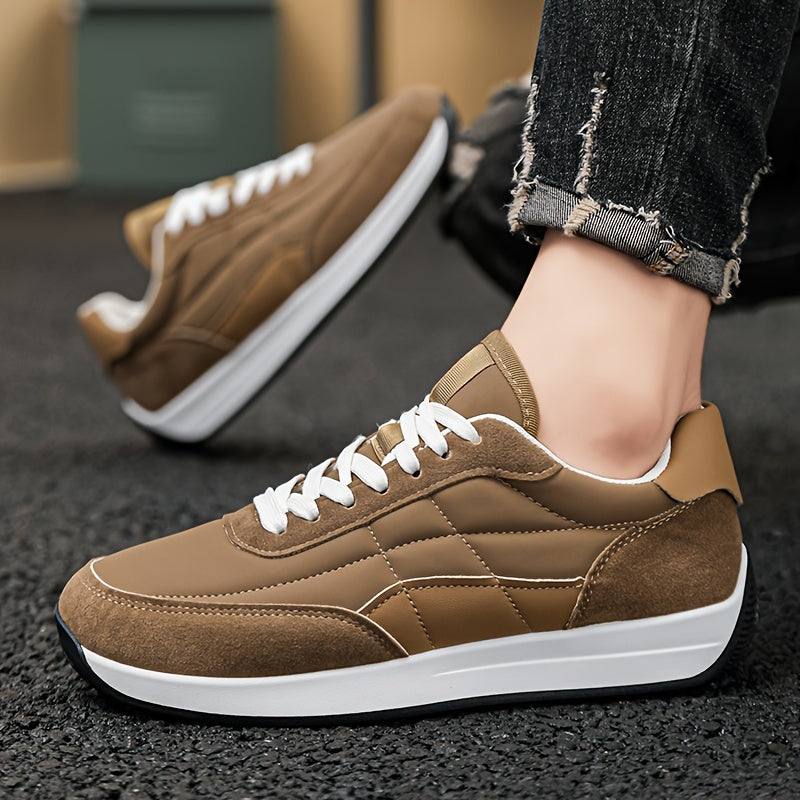 Men's Low Top Sneakers Durable Non-Slip Outdoor Hiking Casual Running Shoes