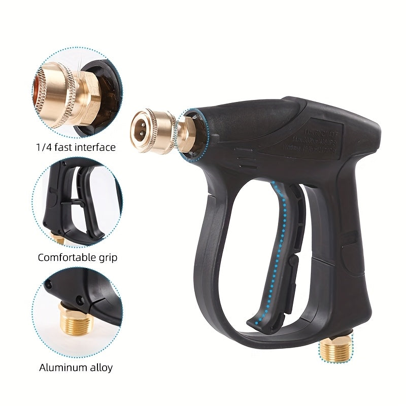 Набор пистолетов высокого давления 3000 PSI с быстросъемным соплом для автомобиля и сада