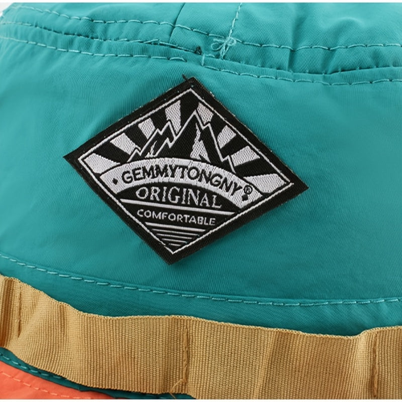 Quick-Drying Bucket Hat with Wide Brim and Adjustable Drawstring for Outdoor Travel