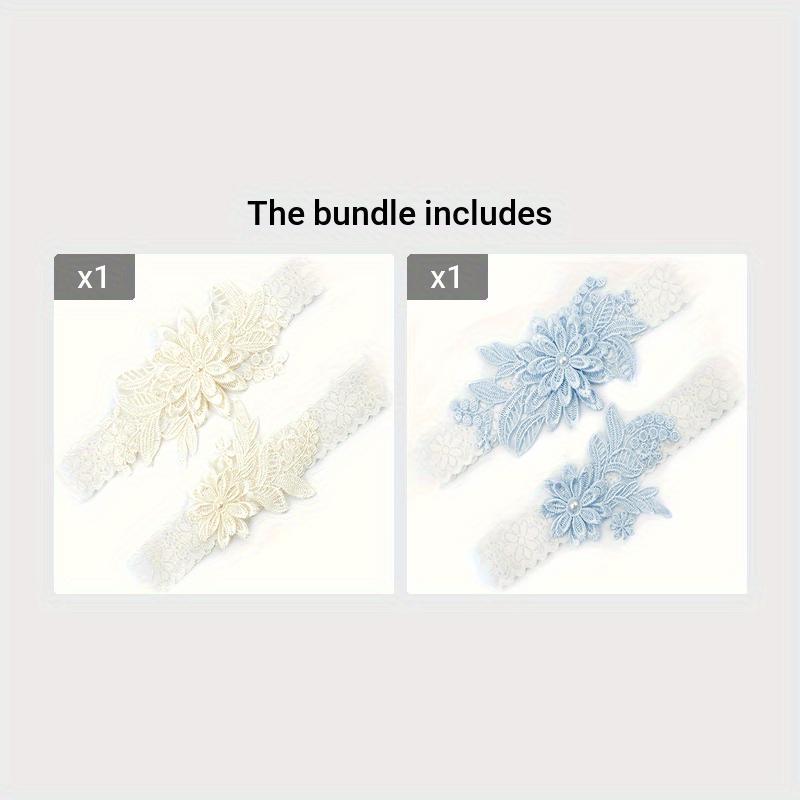 To'y libosi va tadbirlar uchun to'y chizig'i garteri to'plami, qulay va moslashuvchan