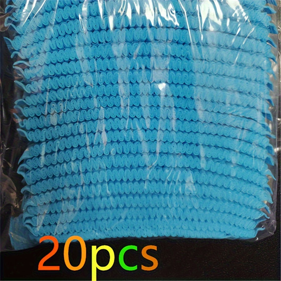 Bir martalik to'qima mato bilan qoplangan shishali shlyapa, 20-100 ta, oziq-ovqat xizmatlari va SPA uchun