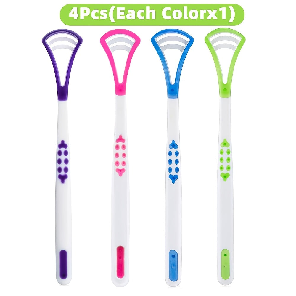 Щетка для языка Deep Clean, 4 цвета: синий, зеленый, розовый, фиолетовый, гигиена полости рта