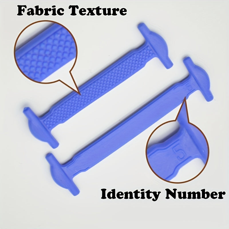 16 Pcs Colorful No-Tie Shoelaces for Sneakers and Boots Elastic Easy Slip-On