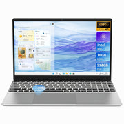 Portátil de 15.6 pulgadas con 16GB DDR4 RAM, 512GB SSD, pantalla FHD IPS, Windows 11 Pro