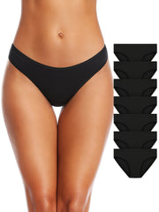 Women's Low Waist Cotton Briefs Pack of 7 Soft Stretchy Underwear for Women