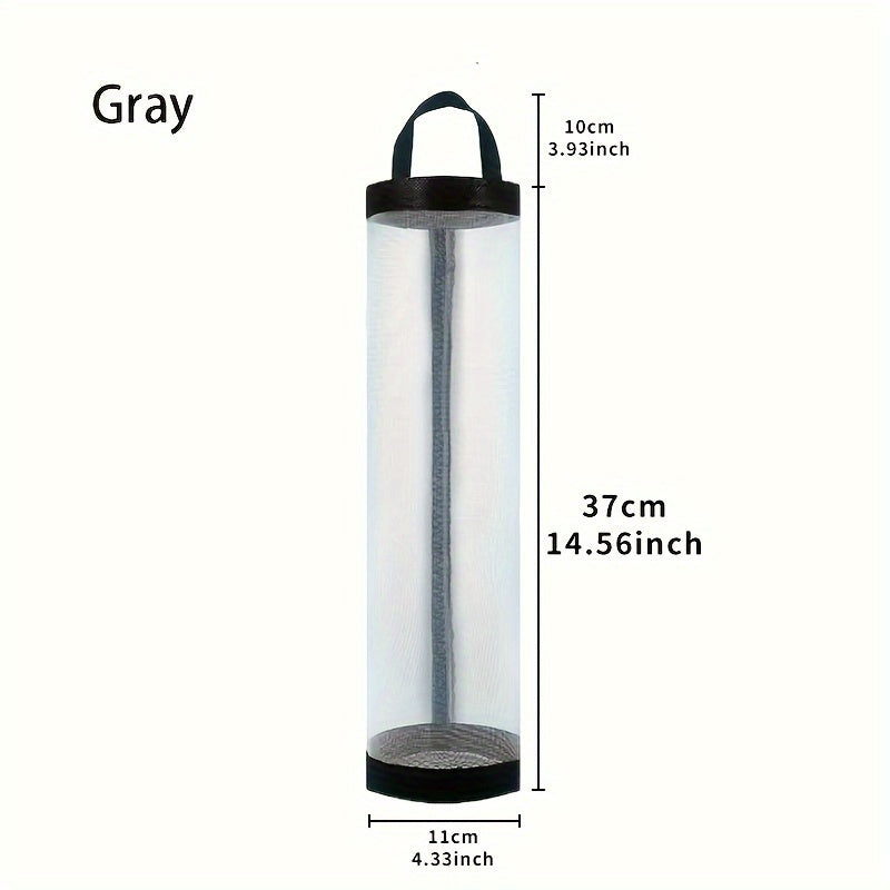 PVC osma to'rli saqlash sumkasi oshxona uchun - devorga o'rnatiladigan, chiqindi sumkalari va turli xil narsalar uchun buklanadigan tashkilotchisi (1 dona)