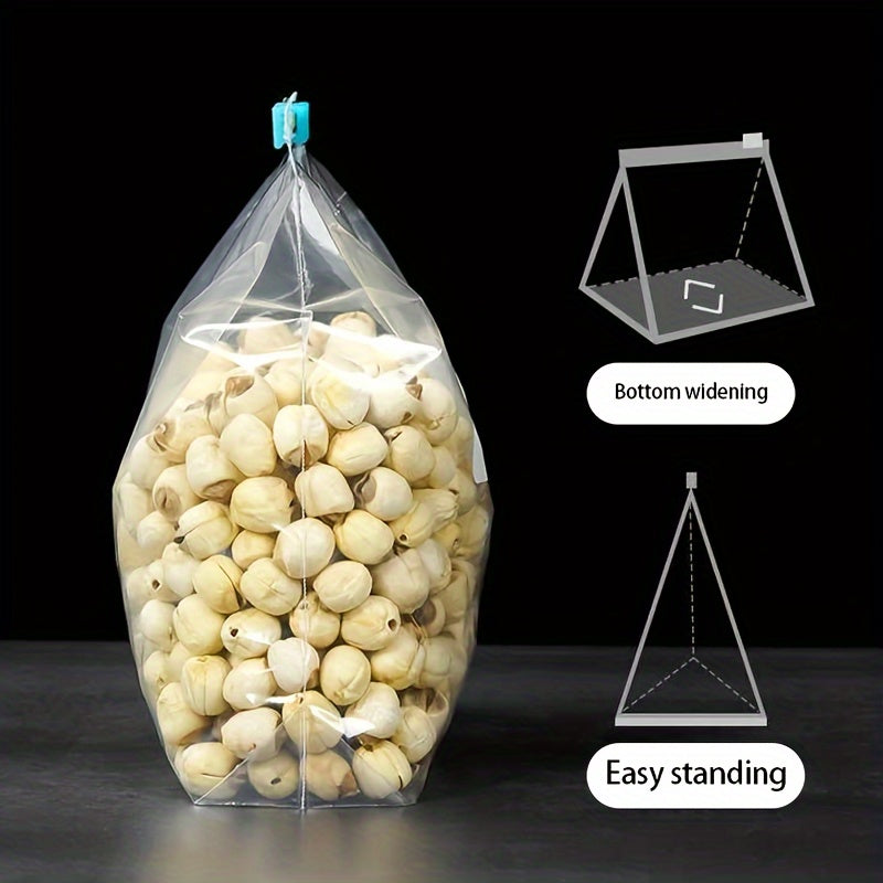 45/60pcs Storage Bags for Fruits Grains Vegetables Meat Zipper Freshness