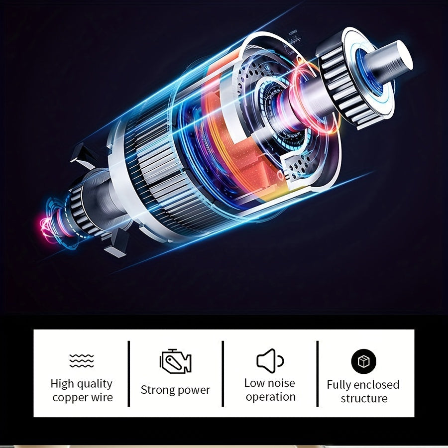 Cordless Hair Clippers for Men USB Rechargeable Low Noise High Power Hair Cutting Kit with Guide Combs