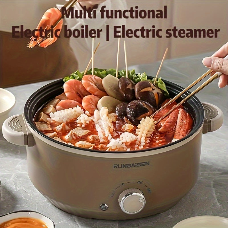 Электрический горячий горшок с двойным слоем 24 см для домашнего использования и вечеринок