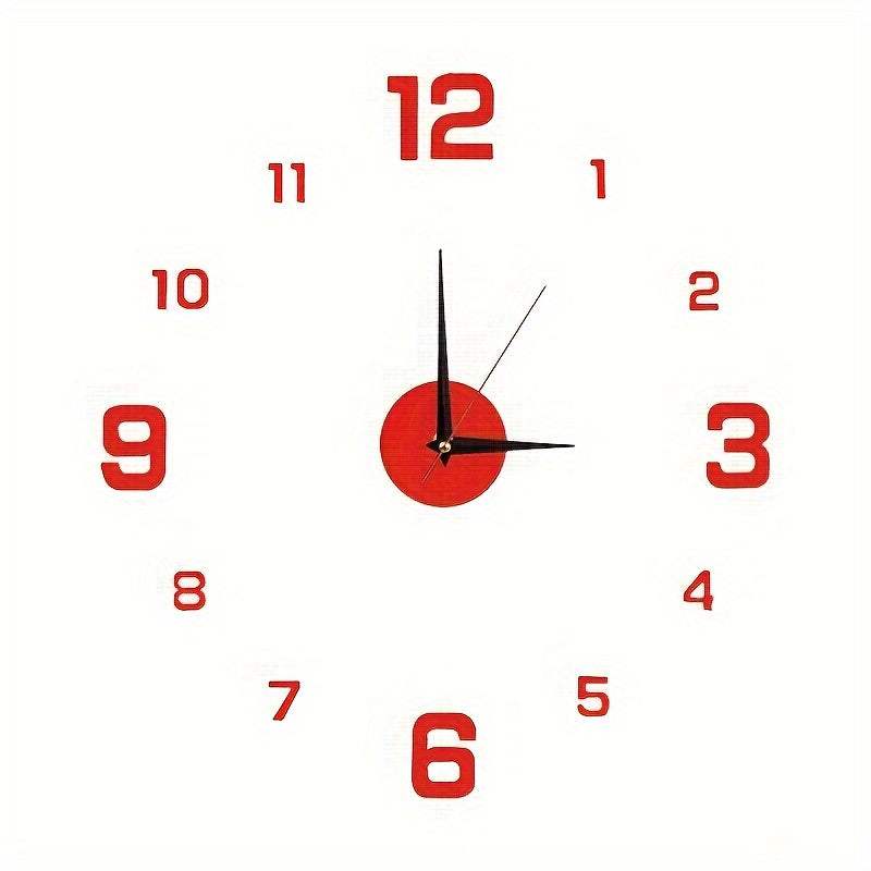 Часы настенные в стиле Арт Деко, изготовленные из самоклеящегося полиуретана, с бесшумным механизмом, установкой без пробивания, светящимися стрелками, работающие от батареек и идеально подходящие для декора гостиной.