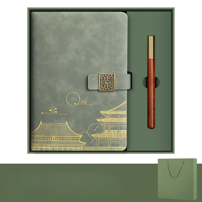 Forbidden City Themed Gift Set Insulated Mug and Notebook Office Use Corporate Gifting