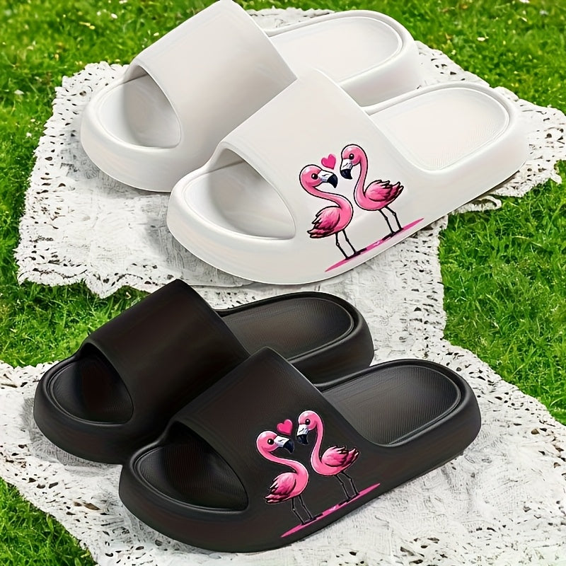 Унисекс тапочки из EVA с нескользящей подошвой для дома и улицы, черные и белые