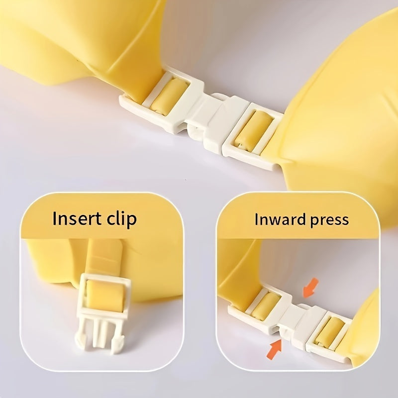 Children's Adjustable BPA-Free Shower Cap for Boys and Girls in Pink Blue Yellow Pack of One or Two