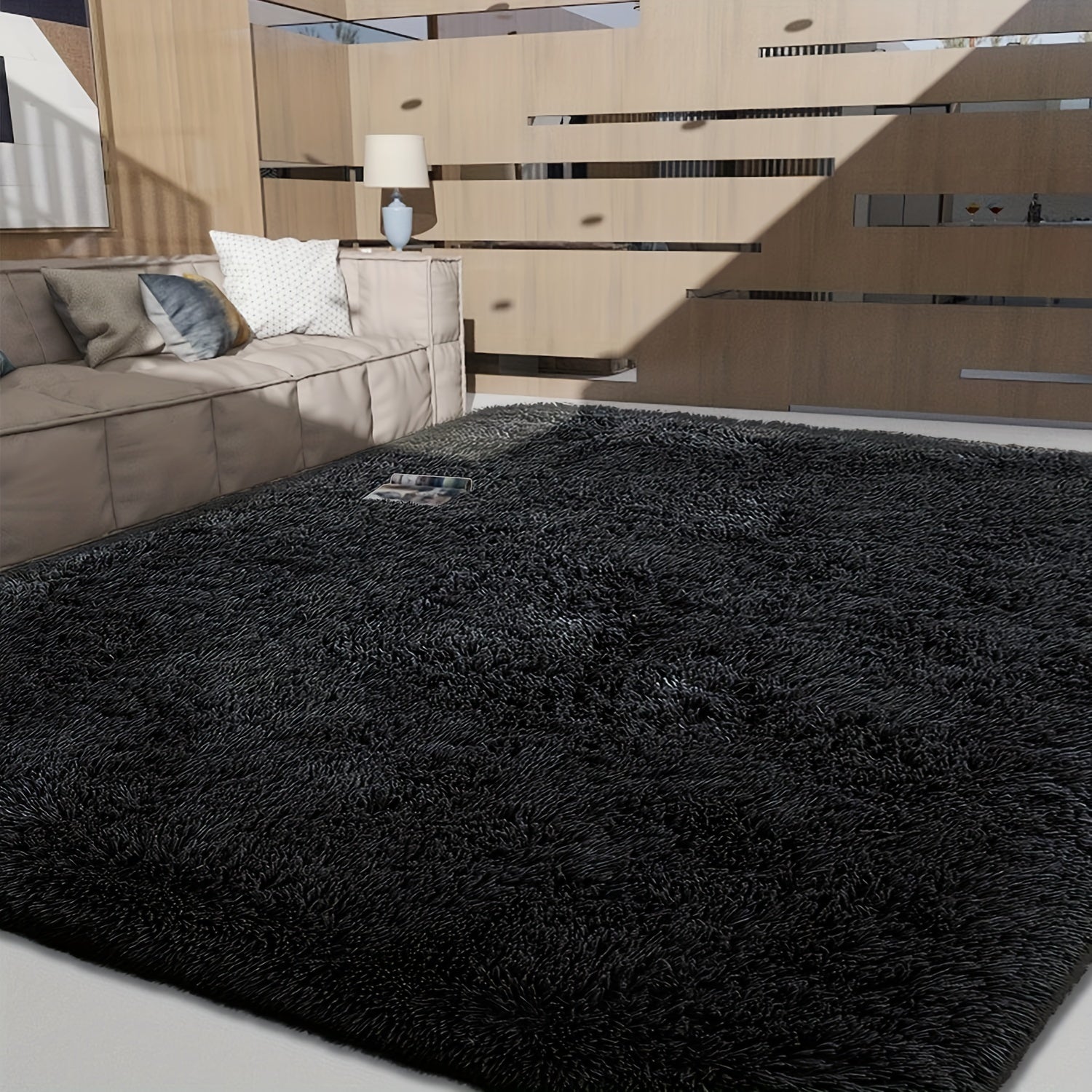 Yumshoq gradient rangli shaggy maydon, polyester maydon yashash xonasi, yotoqxona, divan, yotoq yonida, bay window uchun, mashinada yuvish mumkin, turli o'lchamlarda mavjud
