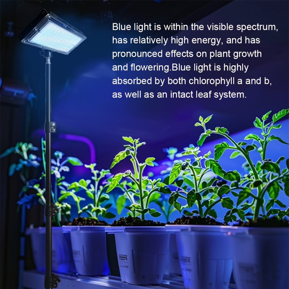 50W LED свет для выращивания растений с регулируемой стойкой для комнатных и крупных растений