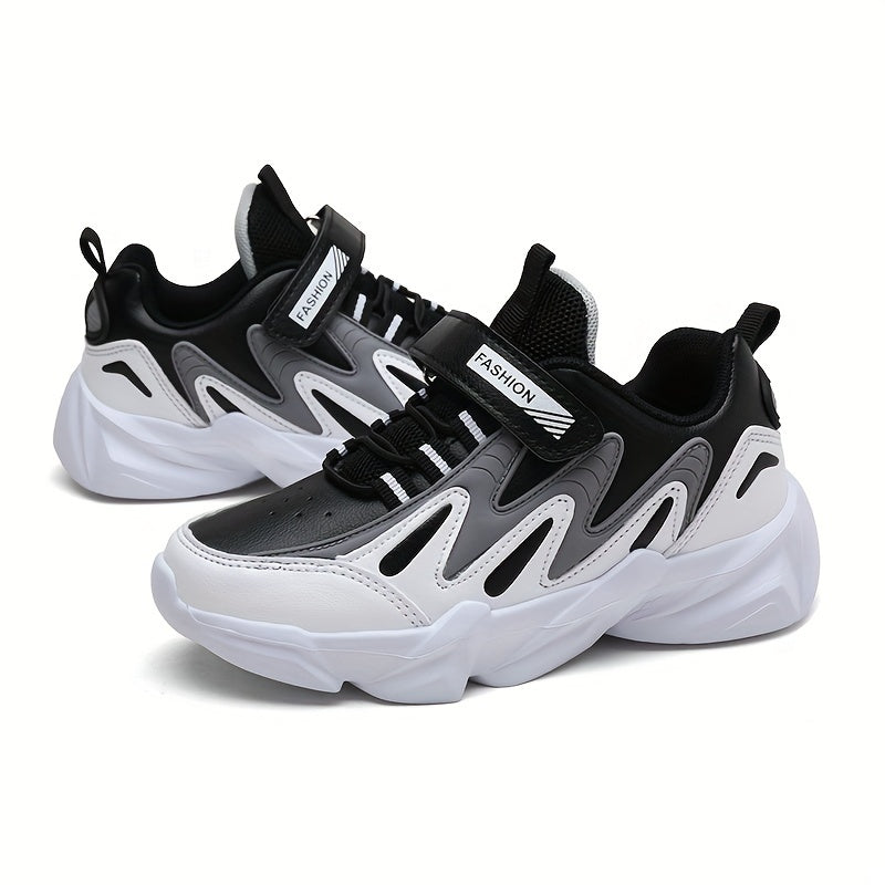 Детские кроссовки для мальчиков для активного отдыха, нескользящая мягкая подошва, осень-зима