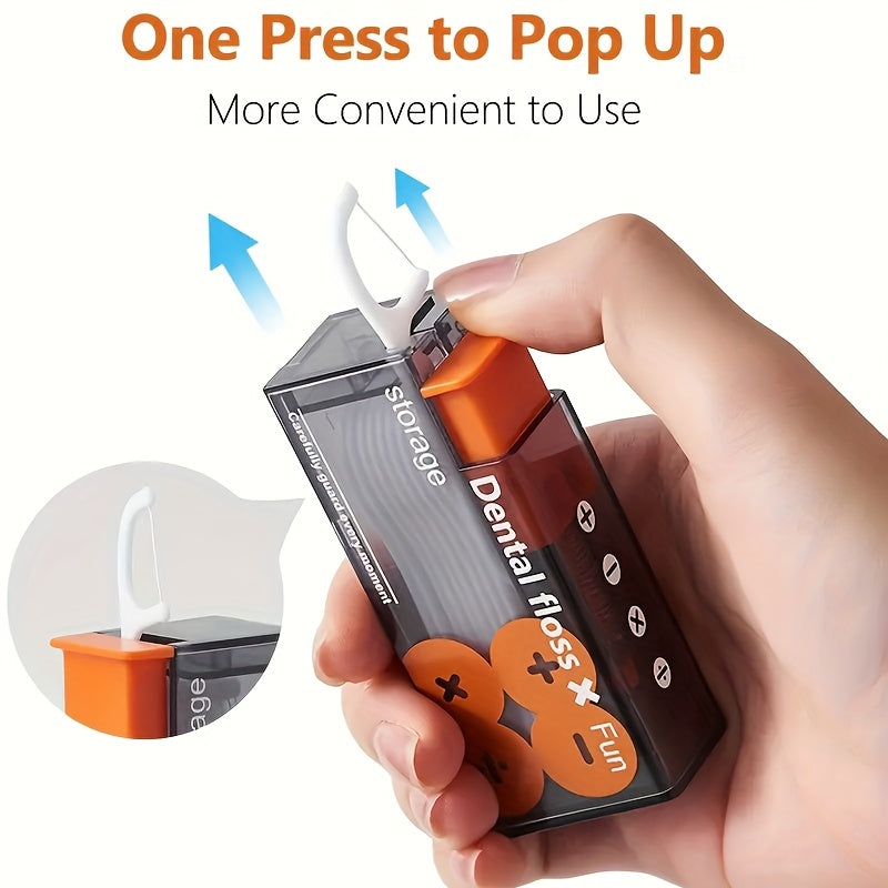 Avtomatik pop-up tish ipi chiqaruvchi portativ polipropilen tayoqchali, aromatsiz