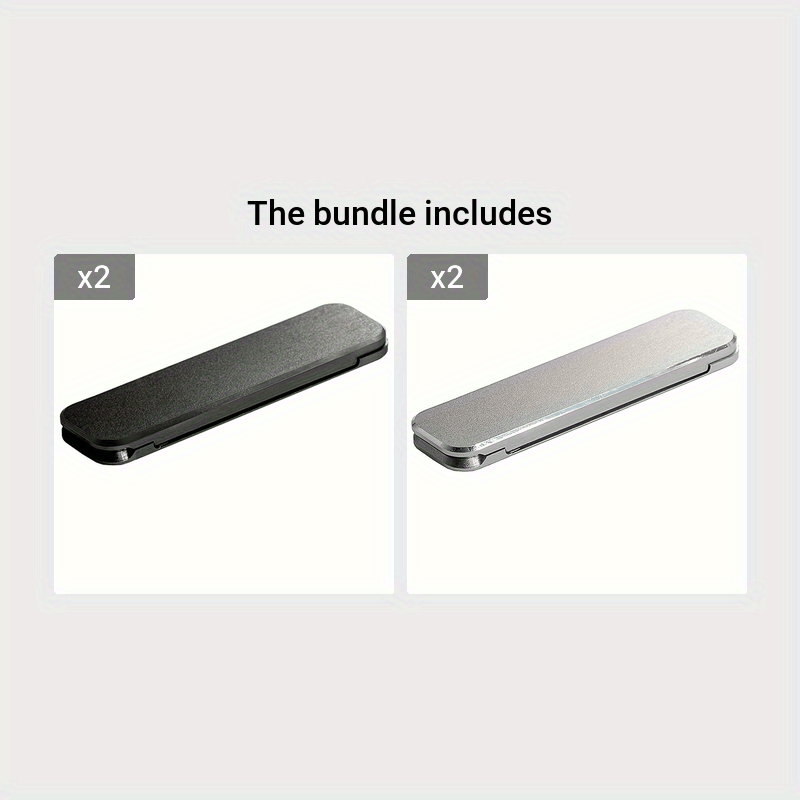 Adjustable Foldable Phone Stand with Invisible Adhesive and Anti-Slip Features