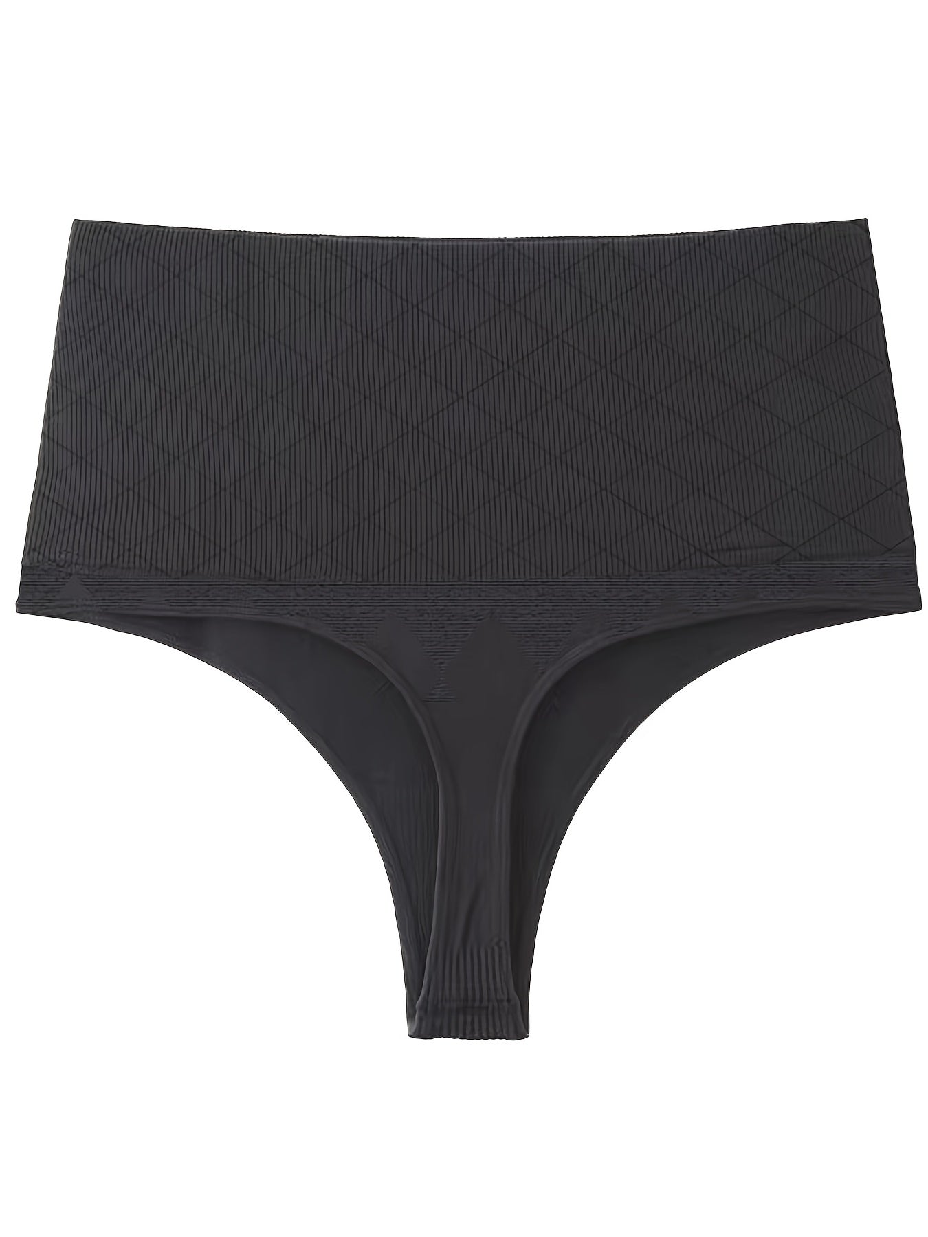 Women's Adjustable Control Panties Body Shaping Shorts Solid Rib-Knit Spandex