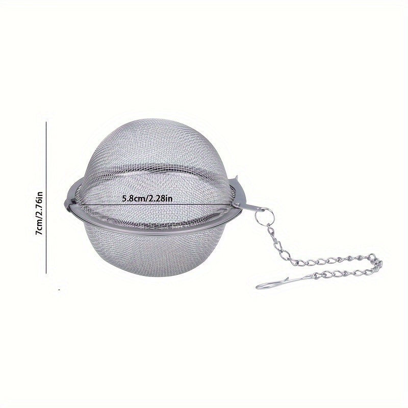Stainless Steel Net for Seasoning Balls and Tea Filtering, Large Spice Meatballs