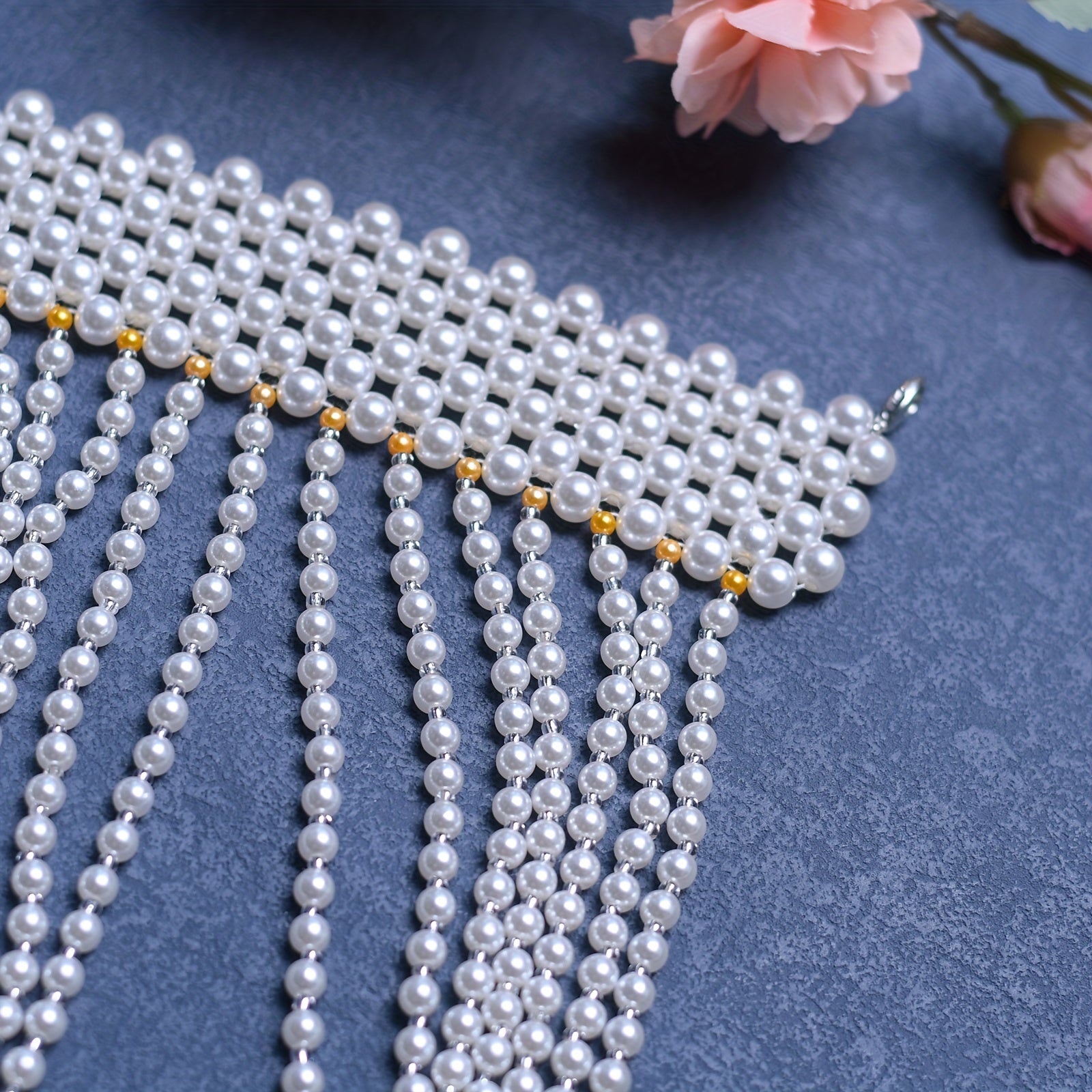 Women's Tassel Waist Chain Beaded Belt for Festivals and Parties