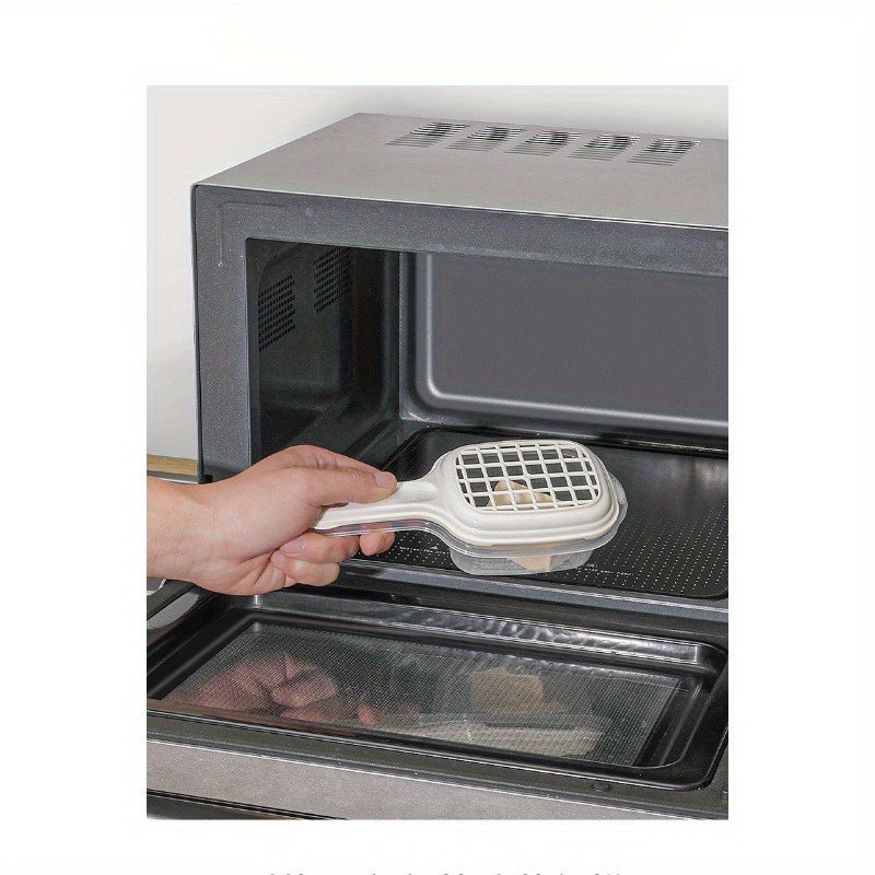 Пароварка для микроволновой печи из термостойкого полипропилена - универсальный пресс для картофеля из ПП с функцией слива для приготовления риса, тофу и фруктов - не требуется электричество