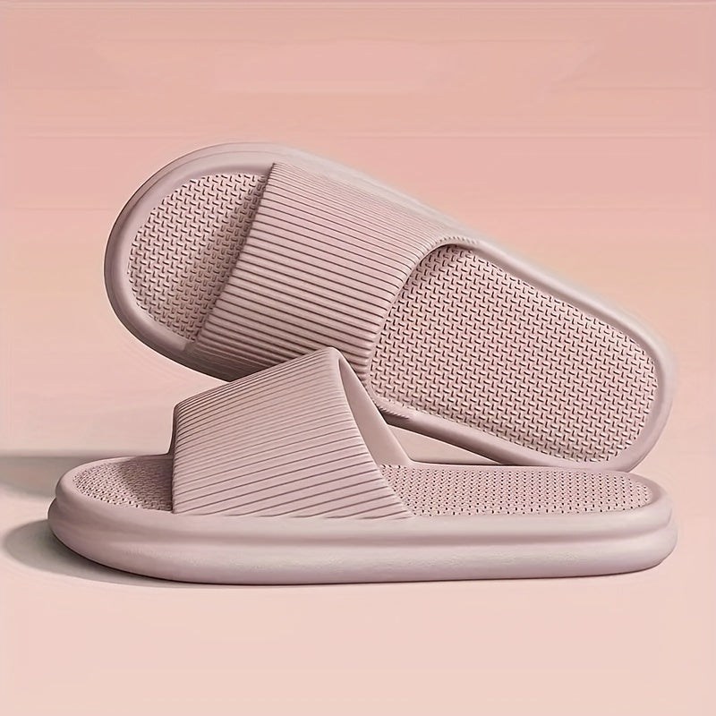 Sandalias unisex de EVA con suela antideslizante abiertas para playa, hogar y baño