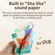 9 ta Bolalar Matbaa Kitoblari to'plami, O'quv Ob'ektlari uchun Erta Ta'lim Puzli, Yirtishdan Himoyalangan va Yuviladigan Palma Kitobi (4 varaq, har biri 8 sahifa)