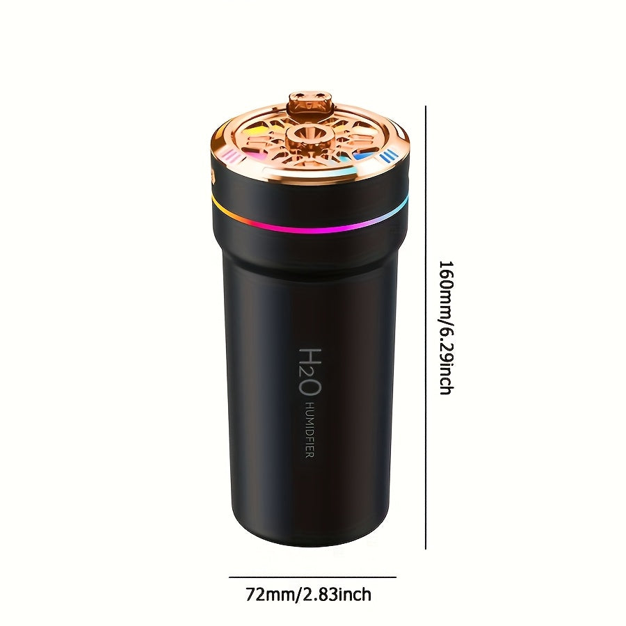 Car Humidifier Aromatherapy Diffuser with Starry Sky Light 300ml Usb Powered