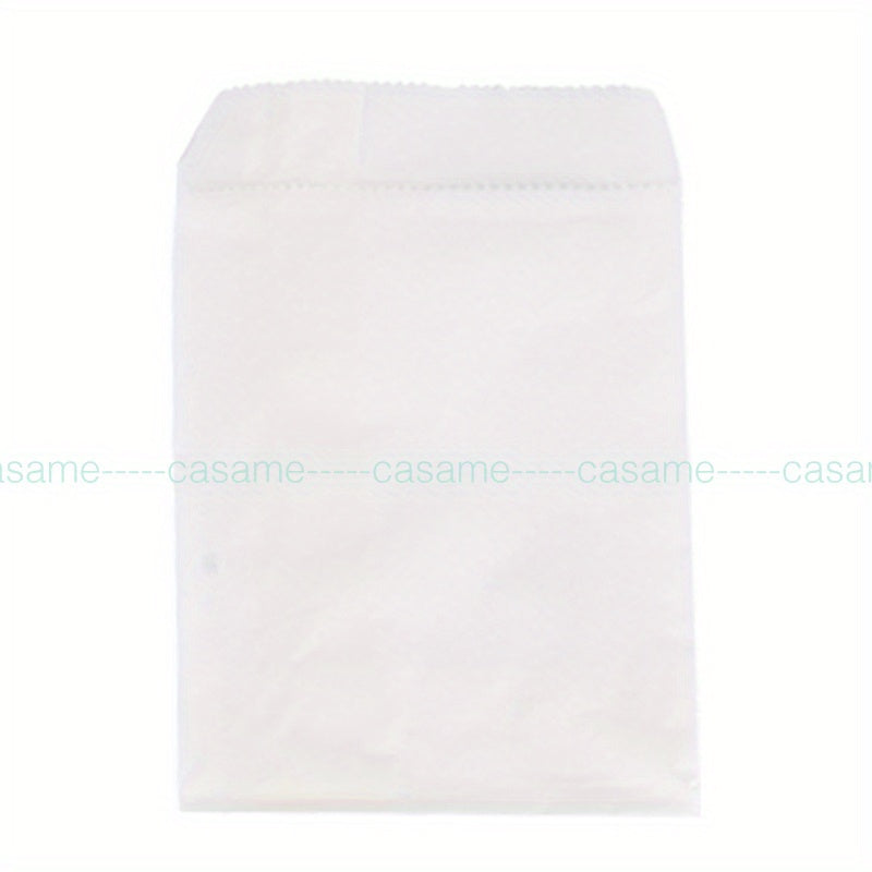 50pcs Kraft Paper Bags 15x10cm Wave Dot Brown and Wine Red for Gifts and Events