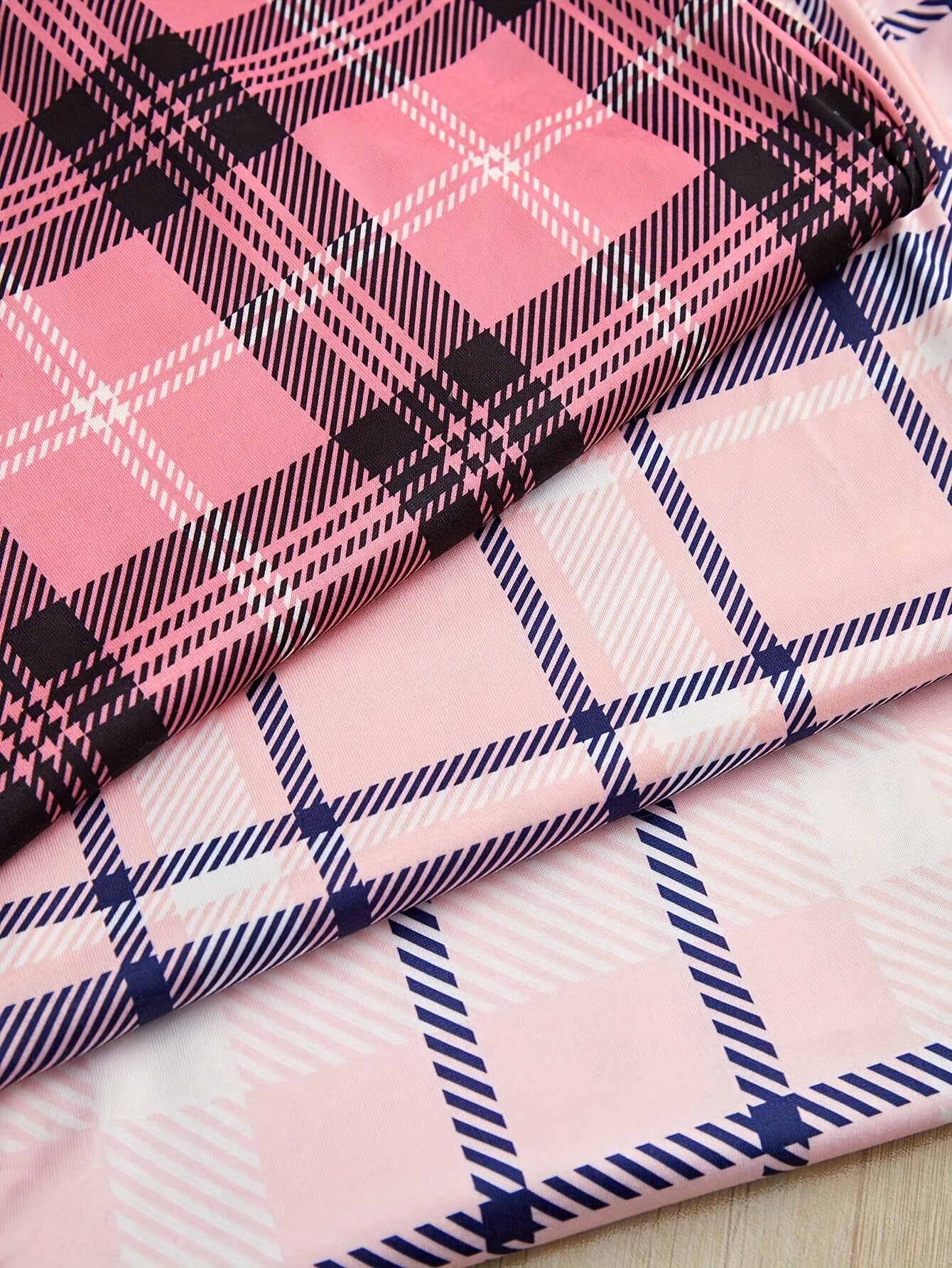 Женские плюсовые пижамные штаны в клетку с эластичным поясом, удобные домашние брюки