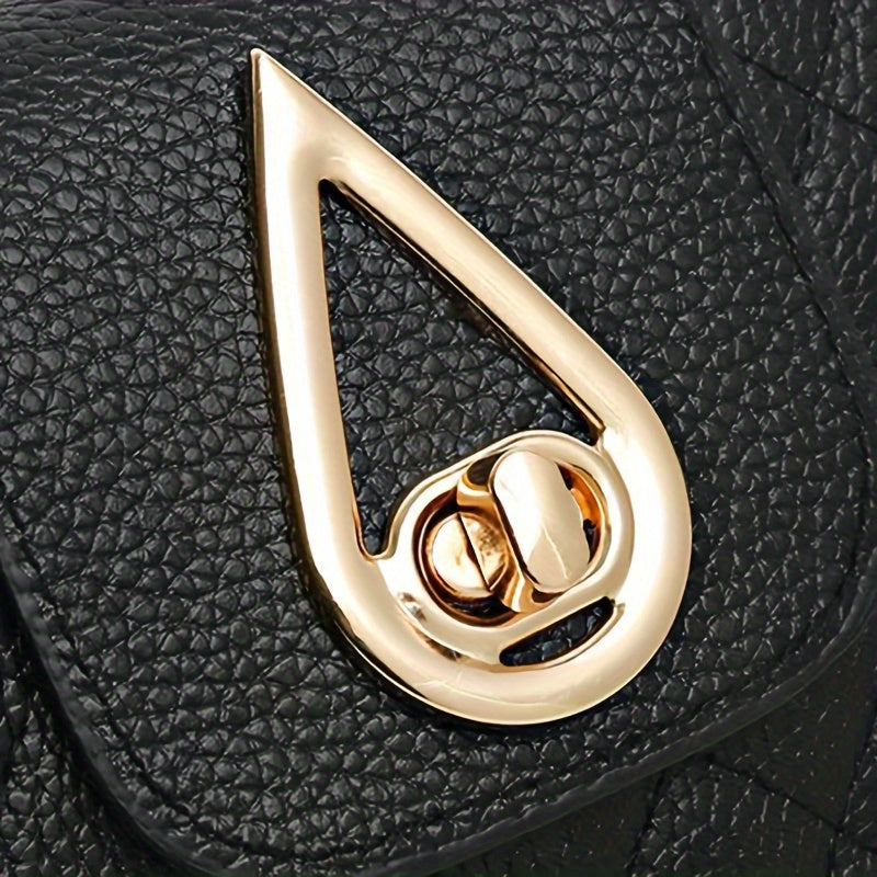 Nylon Crossbody Bag for Women with Adjustable Strap and Zipper Closure Black