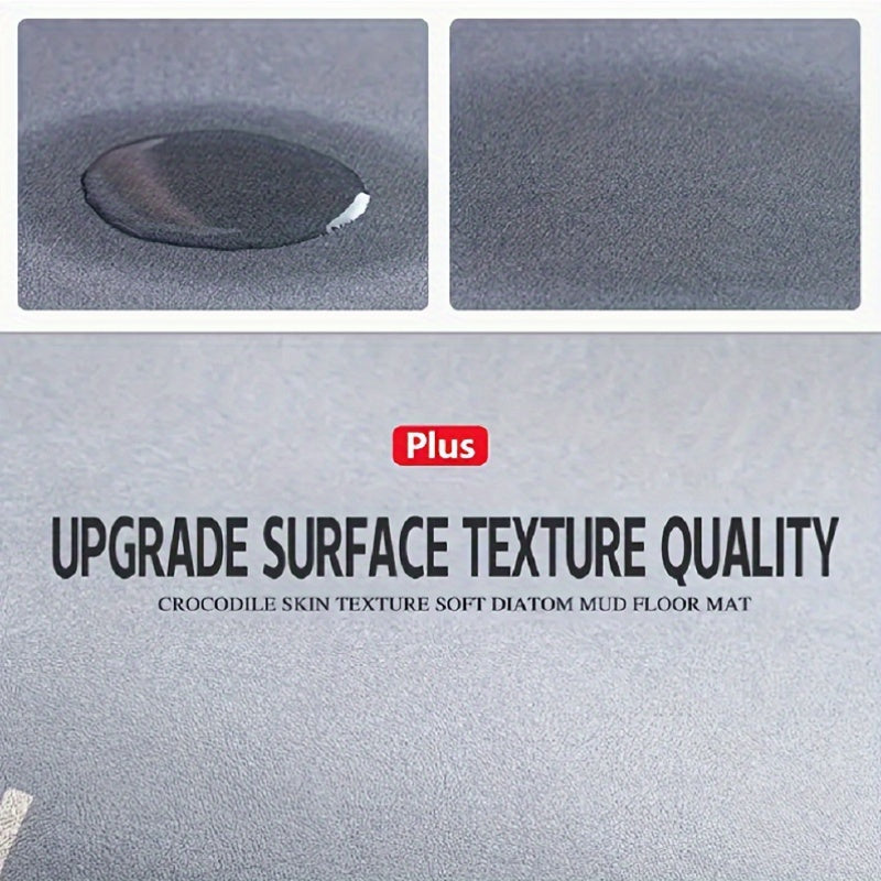 Diatom Mud Dish Drying Mat Set Marble Design Absorbent Stain Resistant for Coffee Machines