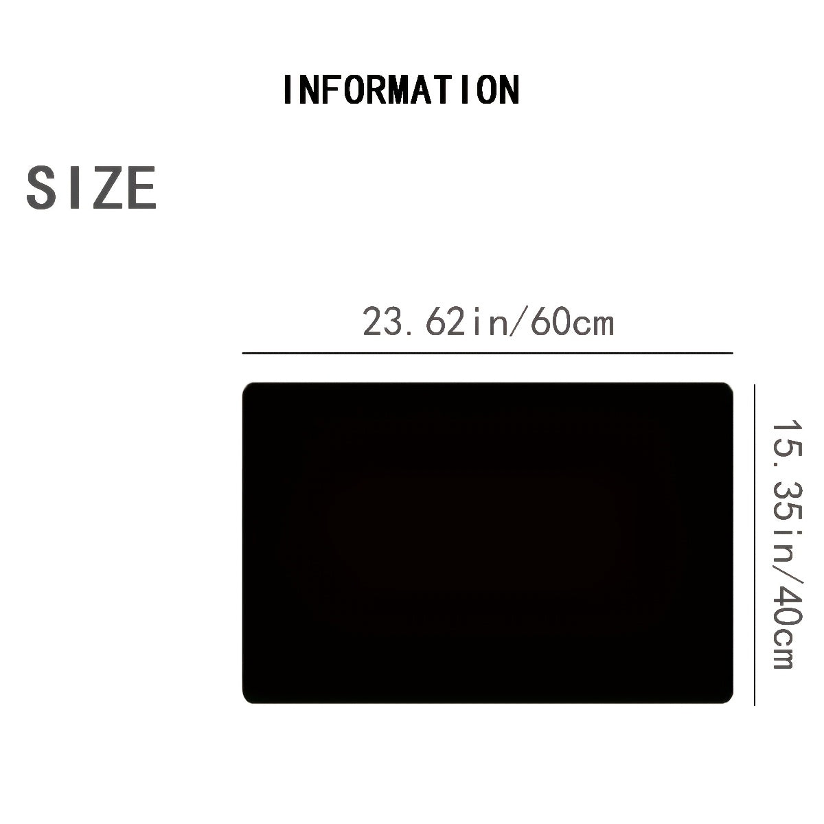 Faux Leather Desk Mat Waterproof Anti-Slip Stain-Resistant Multiple Sizes