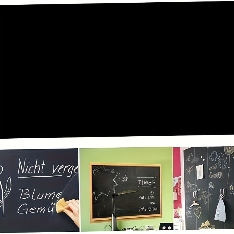 Blackboard Sticker for Home School Office Magnetic Black Surface for Drawing and Teaching