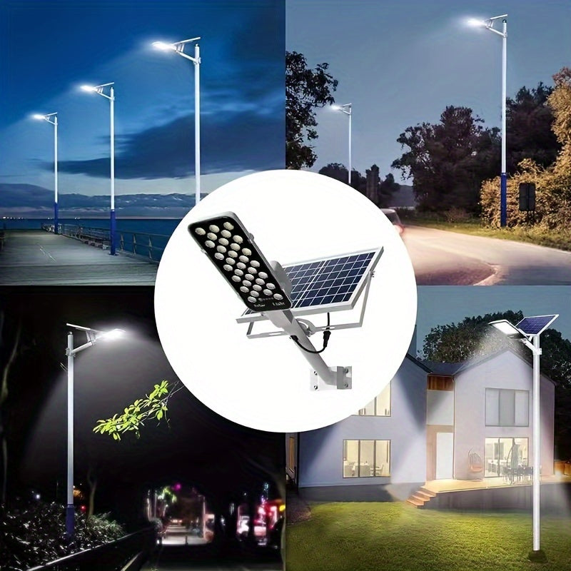 Solar Outdoor Solar Street Light with Remote Control for Garden Garage Terrace House