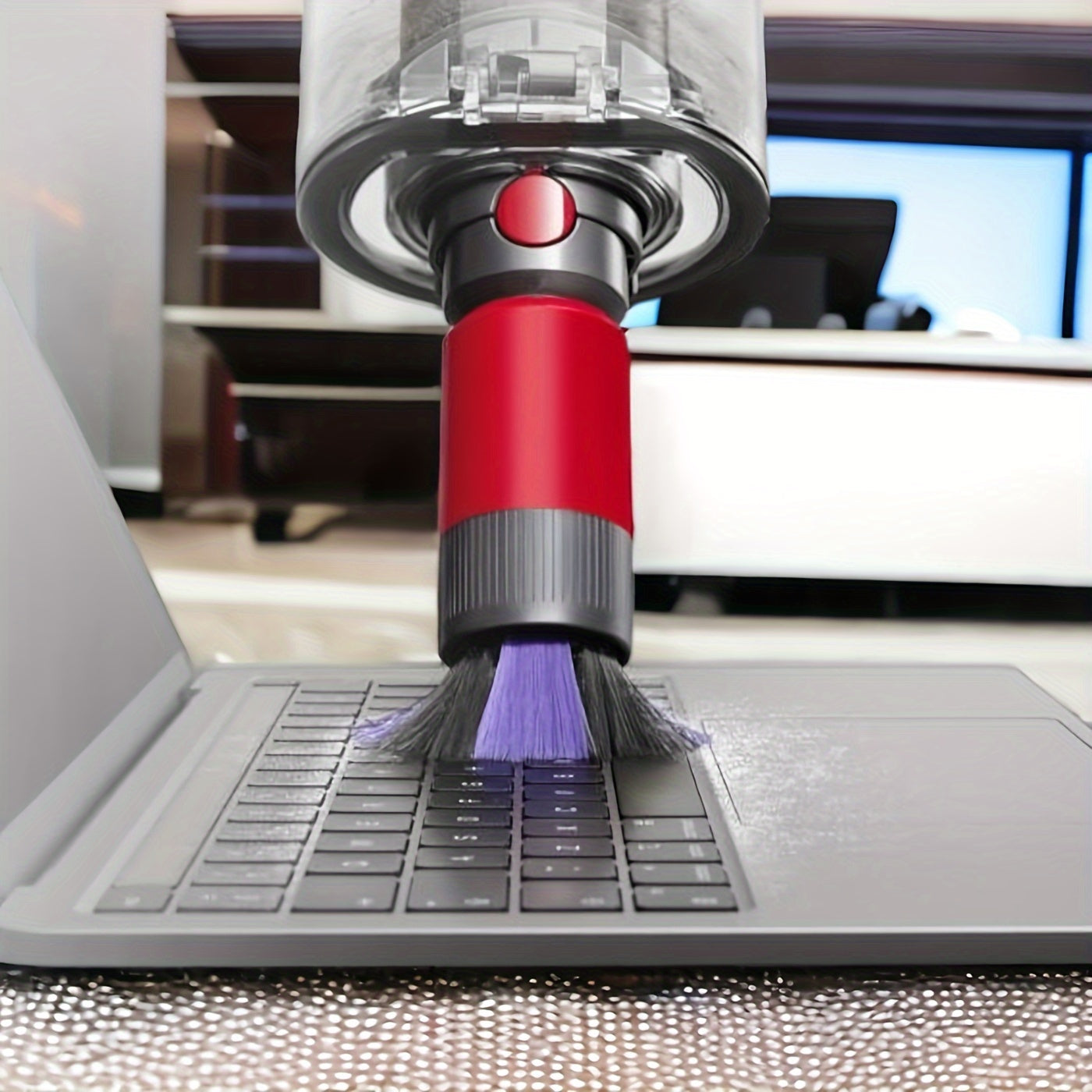 Kabelsiz stick changyutgich changyutgich choʻtkasi, yumshoq plastmassa tozalash boshli