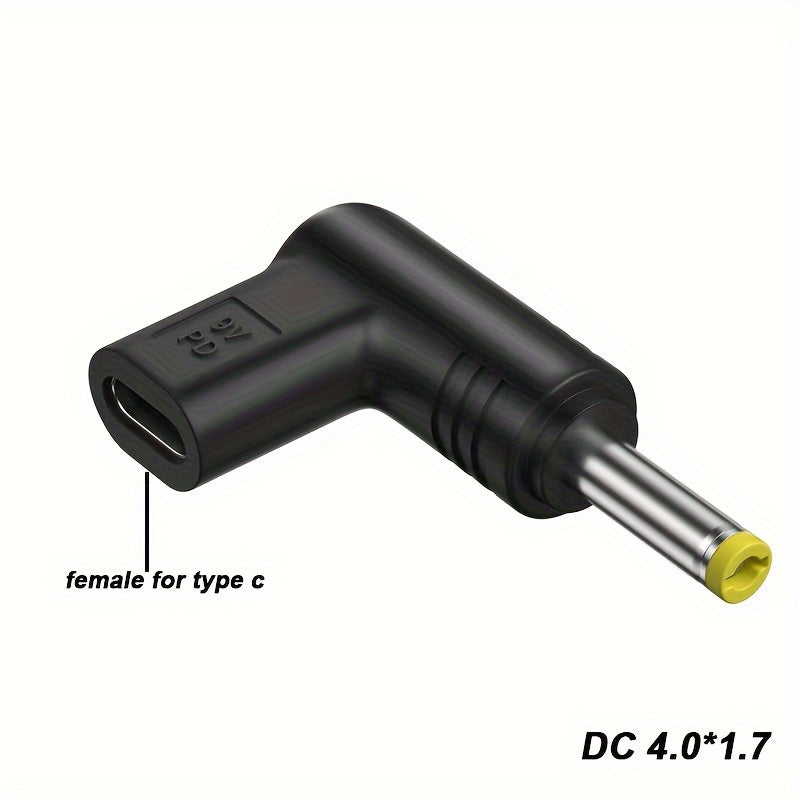 USB C PD dan DC Quvvat Ulanishi Type C ni DC Jack ga aylantiradi, router, planshet va noutbukni universal 9V chiqishi bilan zaryadlash uchun.