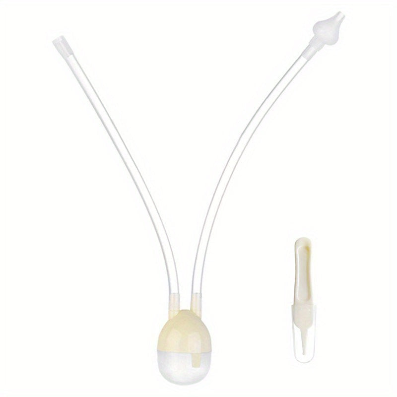 Newborn Baby Nasal and Oral Suction Devices Set for Snot Removal and Oral Care