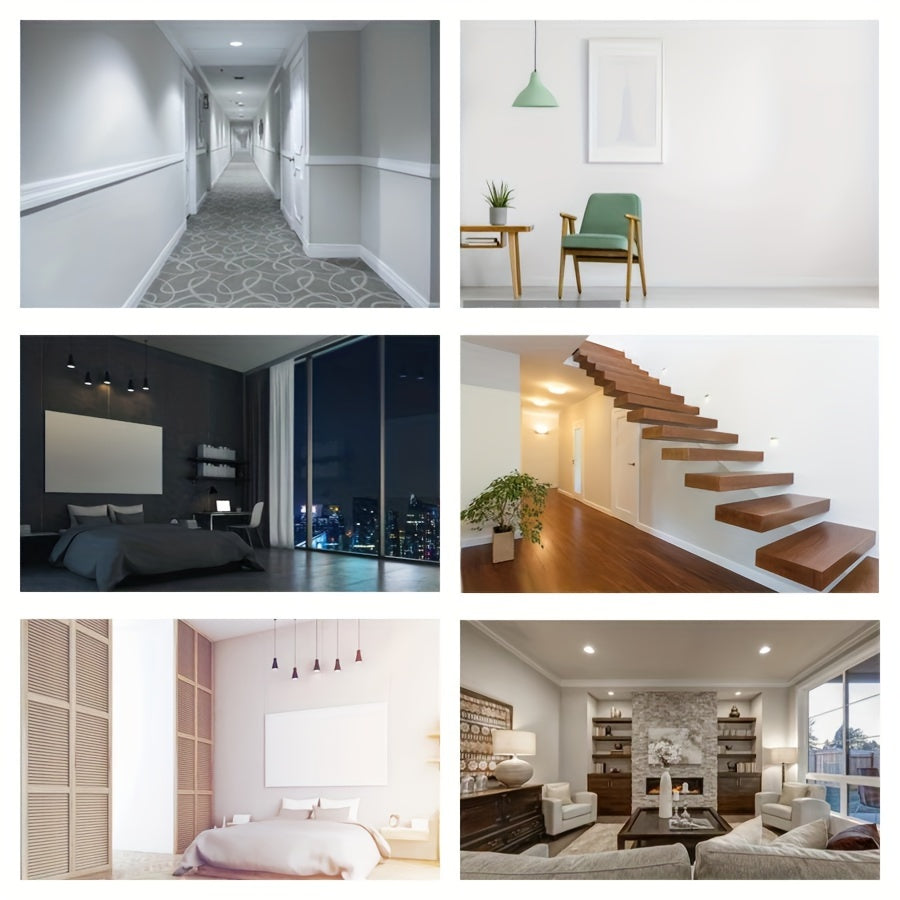 White PIR Motion Sensor 110° Range for Automatic Lighting in Home and Industrial Use