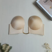 Stick-On Strapless Push-Up Bra Seamless Invisible Lingerie for Women